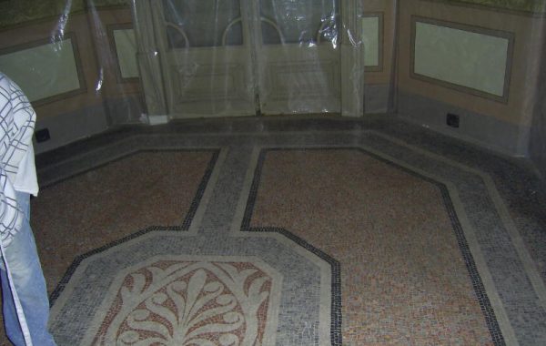restauración mosaico romano